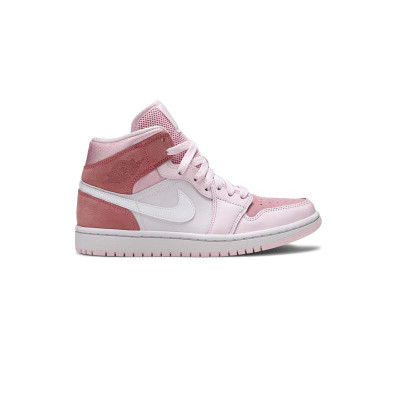کتانی نایک ایرجردن 1 دیجیتال پینک صورتی Nike Air Jordan 1 Pink Digital