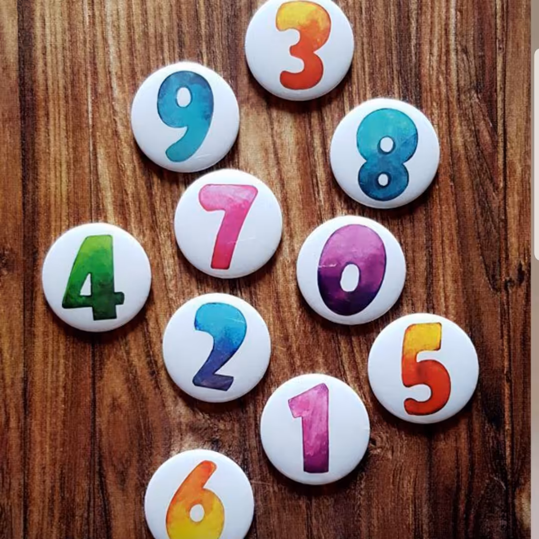 پیکسل مگنتی  اعداد 0 تا 9