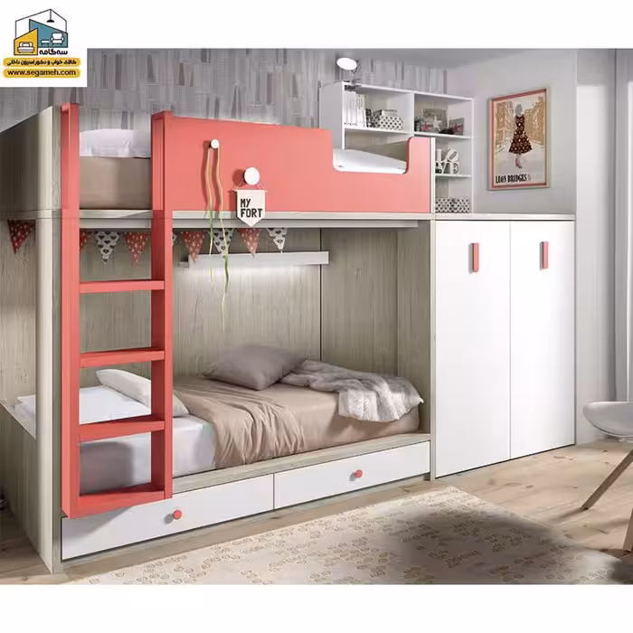 تخت خواب دوطبقه کد BTDP10