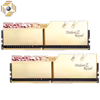 رم دسکتاپ DDR4 دو کاناله 3200 مگاهرتز CL16 جی اسکیل مدل Trident Z Royal GOLD ظرفیت 16 گیگابایت