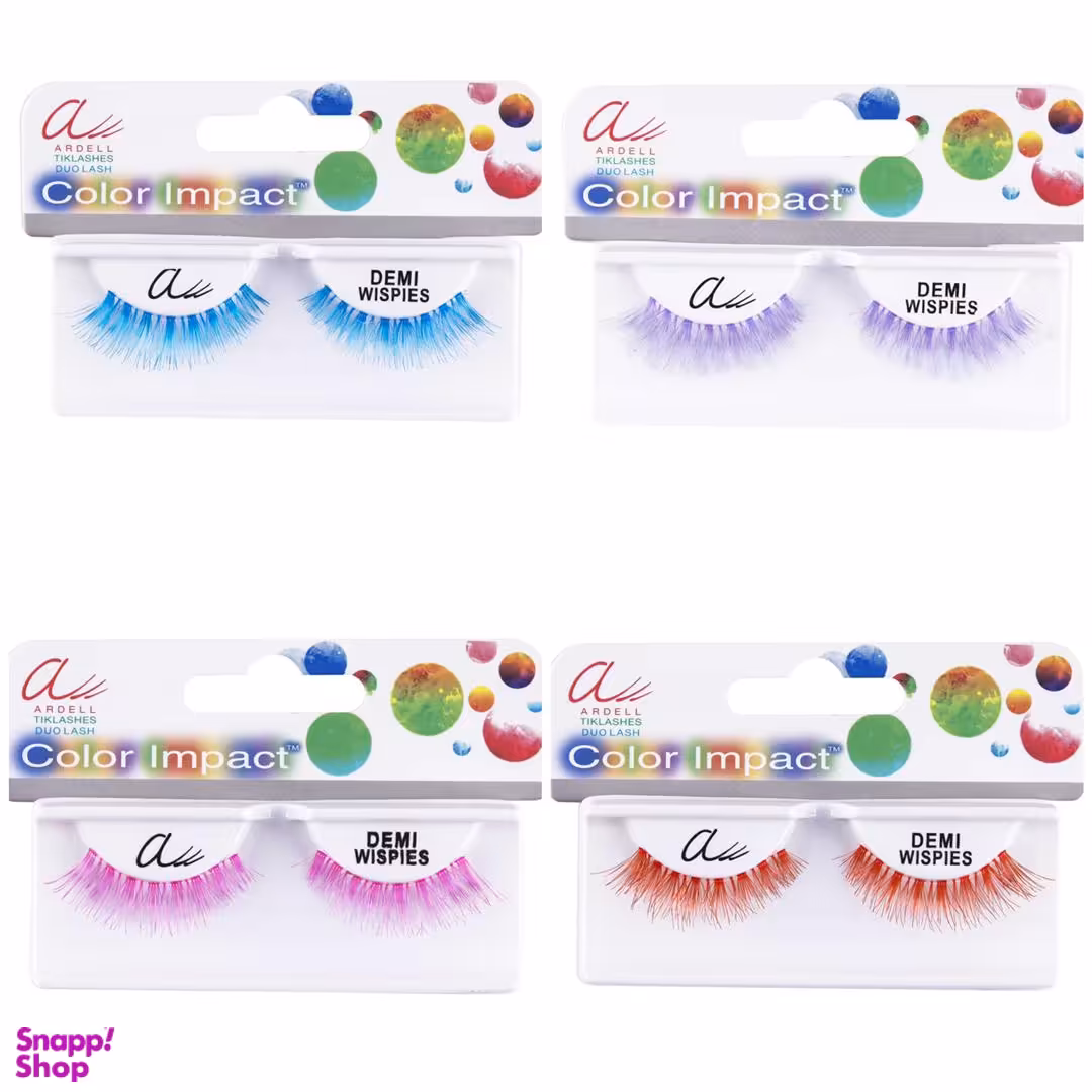 مژه رنگی آردل (Ardell) مدل دمی ویسپایس رنگ آبی