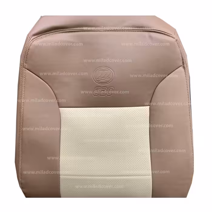 روکش صندلی لیفان 620 چرم رنگ کرم و سدری

