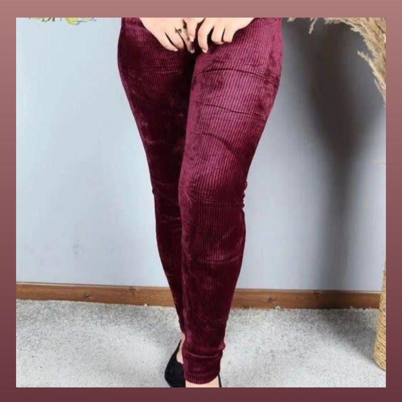 شلوار زنانه مخمل کبریتی