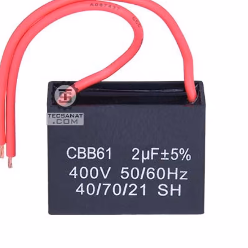 خازن پنکه 2 میکروفاراد (2mf 400v)