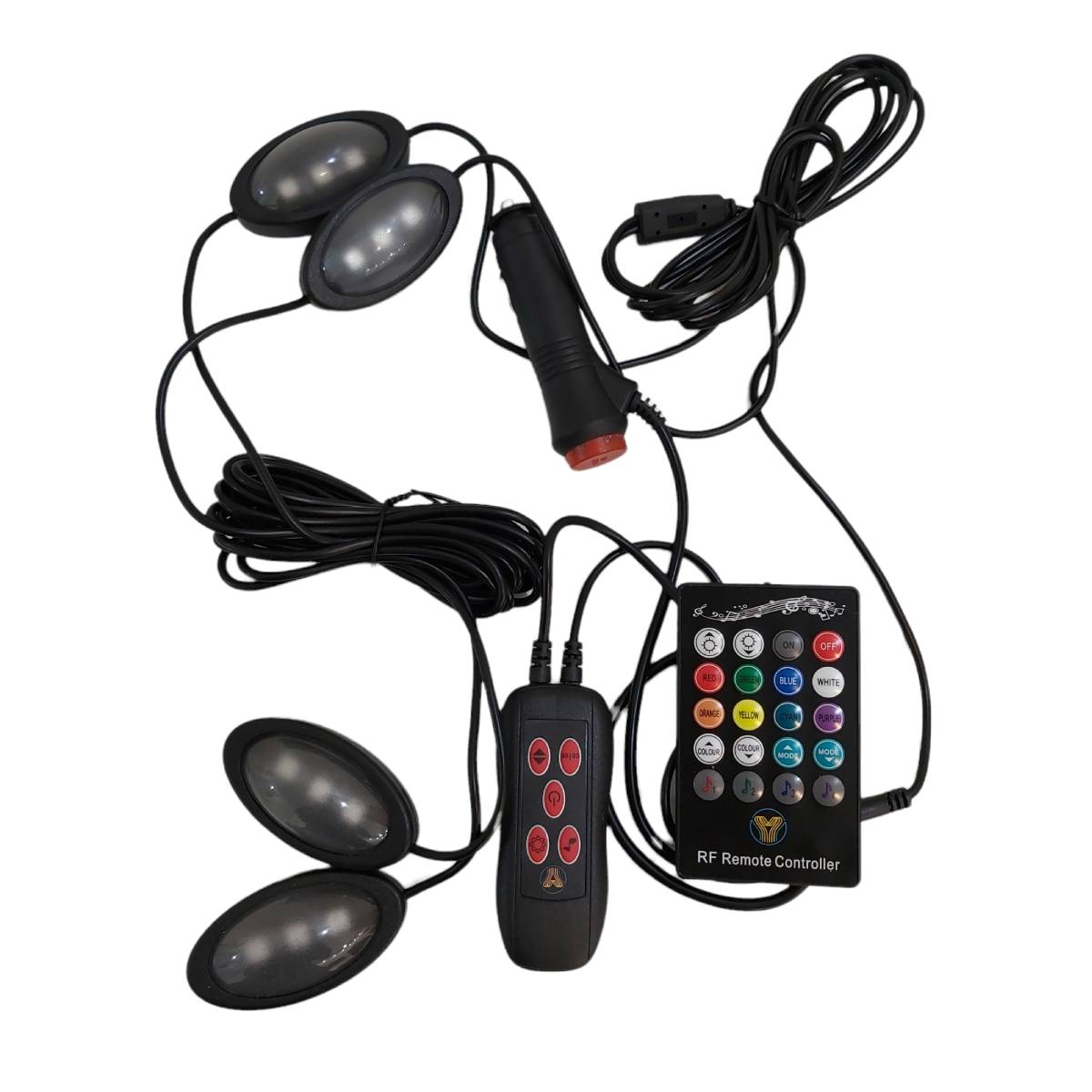 اتمسفر لایت هفت رنگ شمعی (کیت نورپردازی ریموت دار) مدل 02 کد KAL69