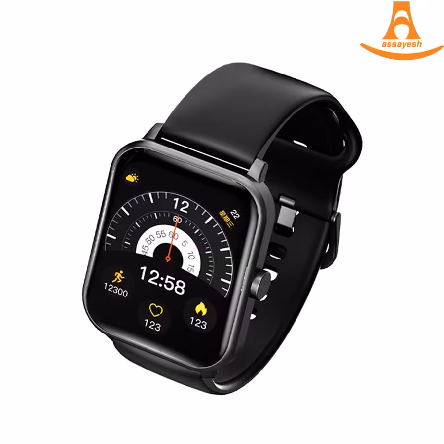  ساعت هوشمند کیو سی وای مدل GTS - مکالمه دار - مشکی