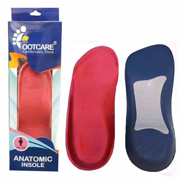 کفی طبی زنانه فوت کر 3/4 اورتوپدیک خار پاشنه مدل FOOTCARE 101