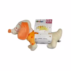 جغجغه سگ سوسیسی نارنجی کم رنگ