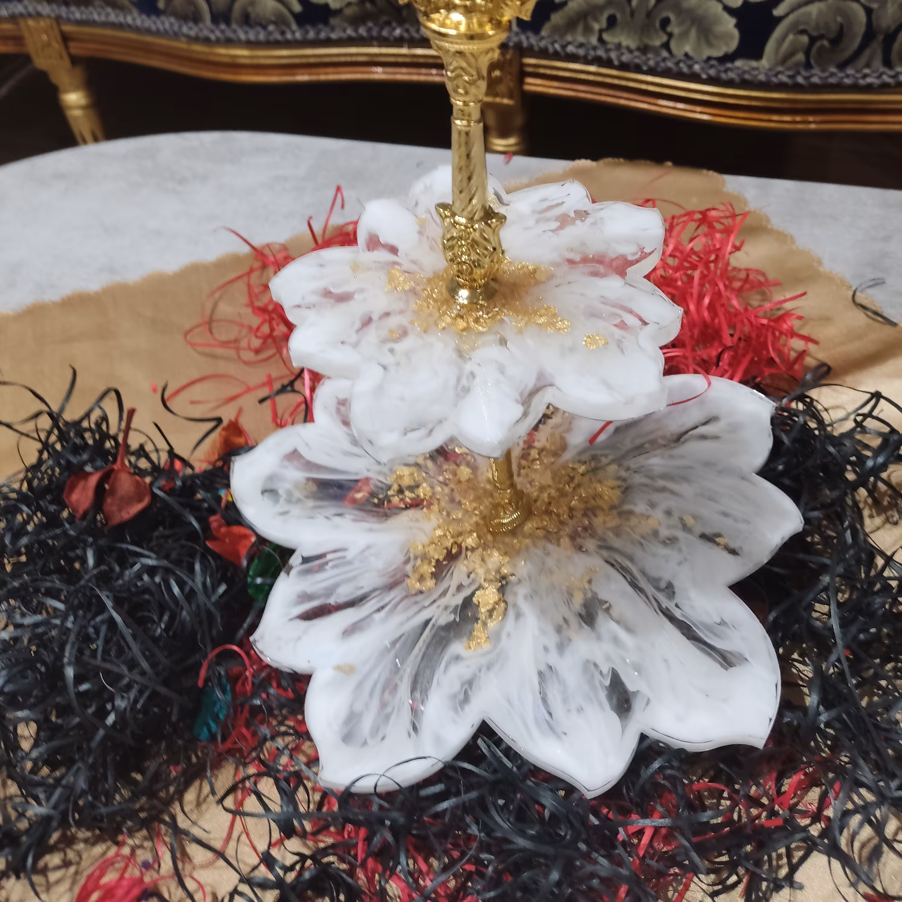 شیرینی خوری دوطبقه  رزینی 