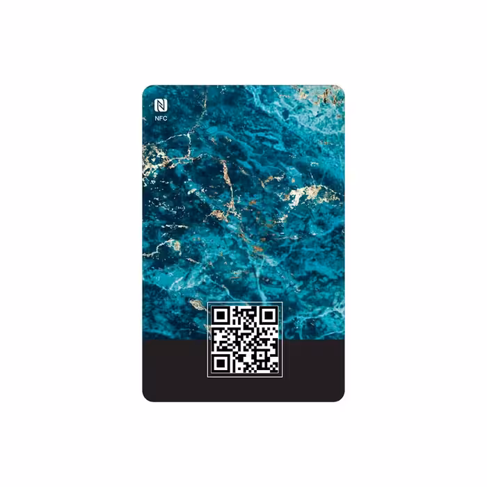 کارت ویزیت هوشمند NFC مدل فیروزه 