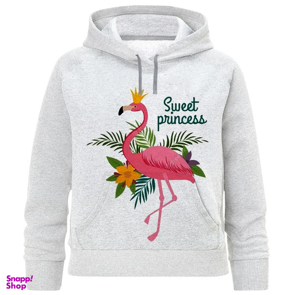 هودی دخترانه مدل فلامینگو A164