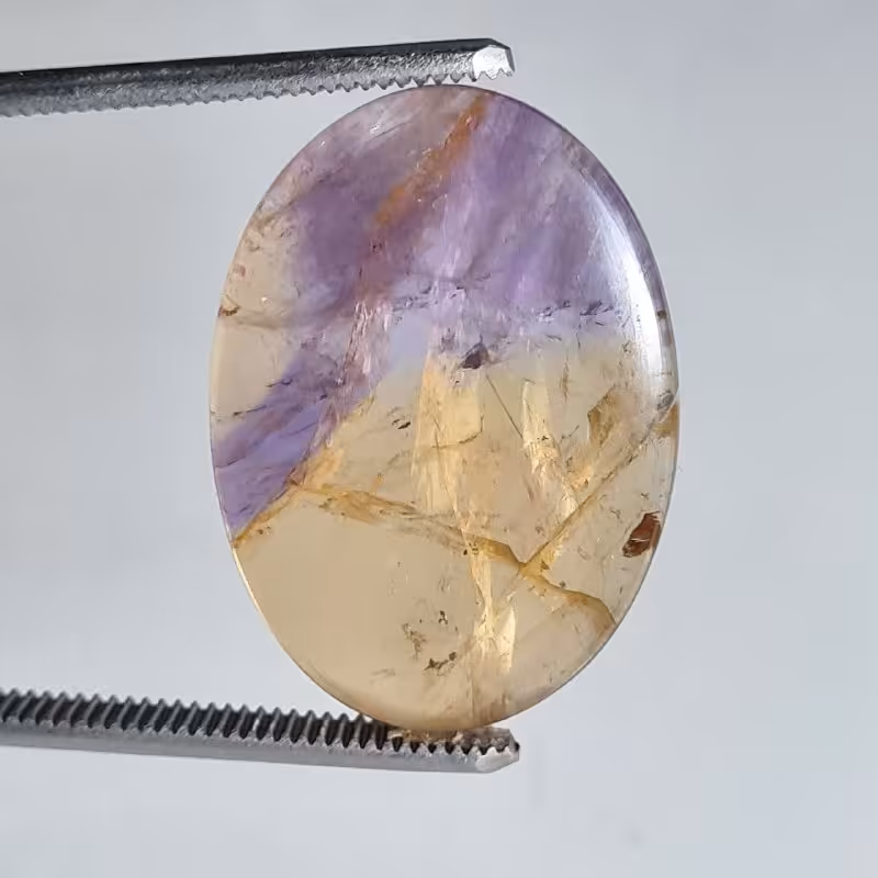 نگین آمیترین بیضی طبیعی بولیوی 5930