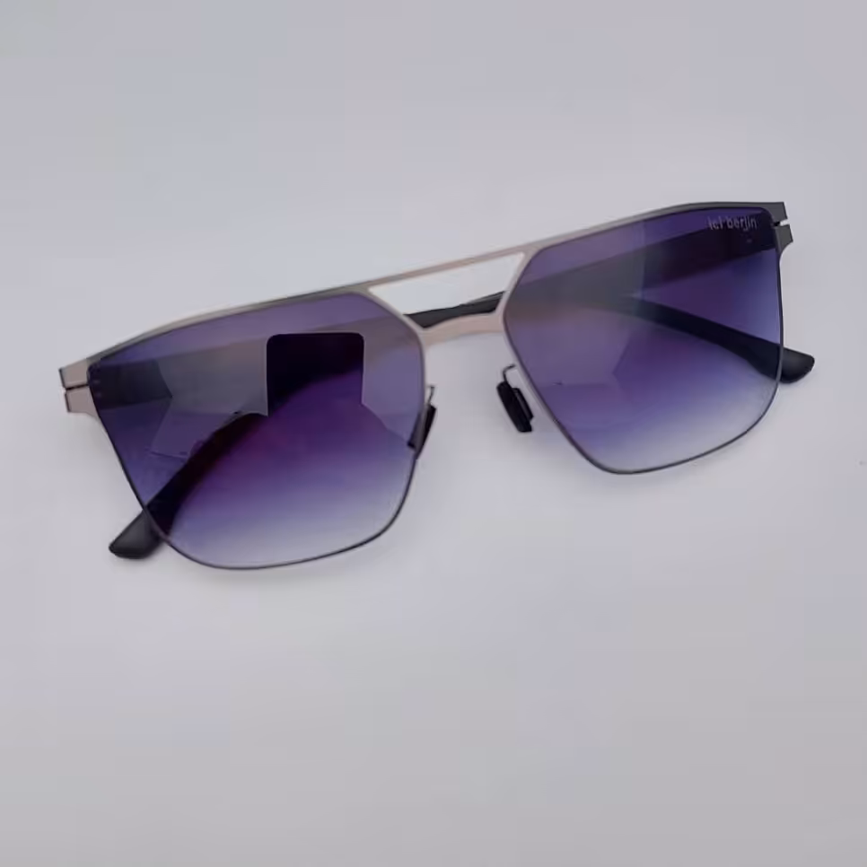 عینک آفتابی مردانه آیس برلین نشکن یووی 400 رنگ فریم نوک مدادی ارسال رایگان 