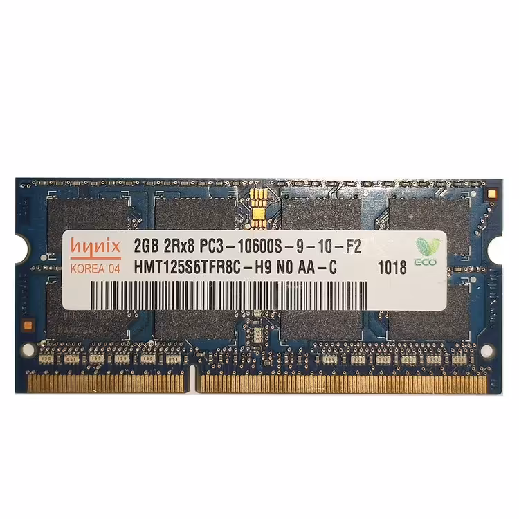 رم لپ تاپ 2 گیگ DDR3 فرکانس 1333 مگاهرتز  هاینیکس مدل 10600s  