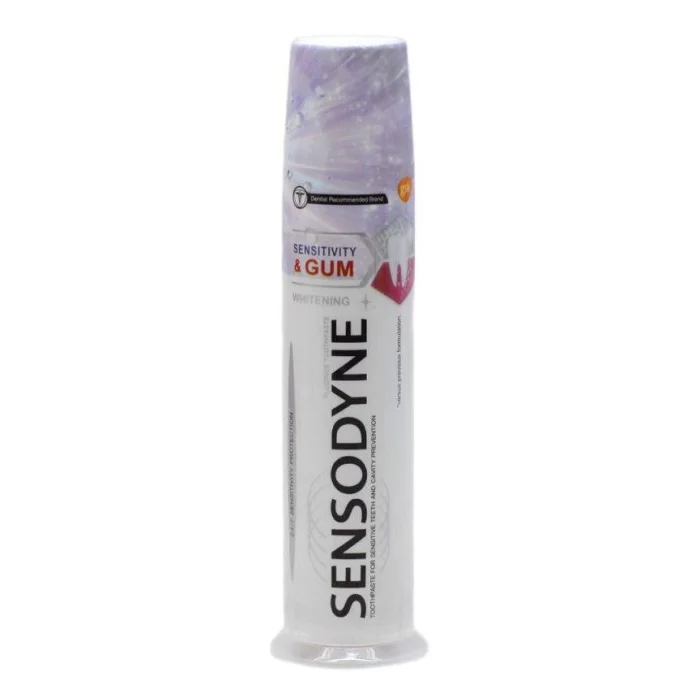 خمیر دندان پمپی سفید کننده سنسوداین Sensodyne Sensitivity &amp; Gum