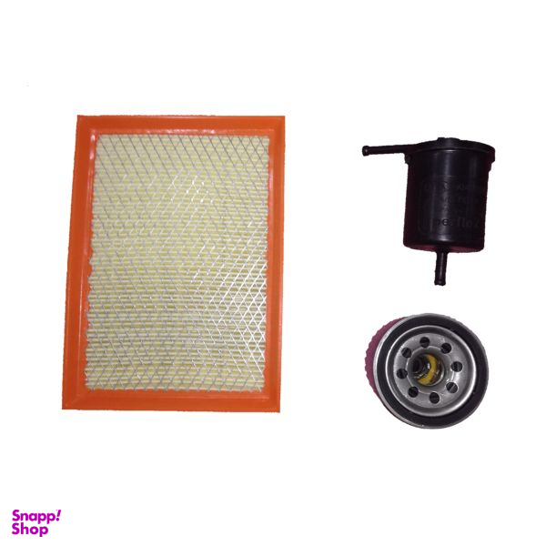 فیلتر هوا خودرو کد 13 مناسب برای پراید به همراه فیلتر روغن و بنزین