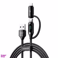 کابل تبدیل USB به Lightning/USB-C توکی مدل TQ-X03 طول 1 متر