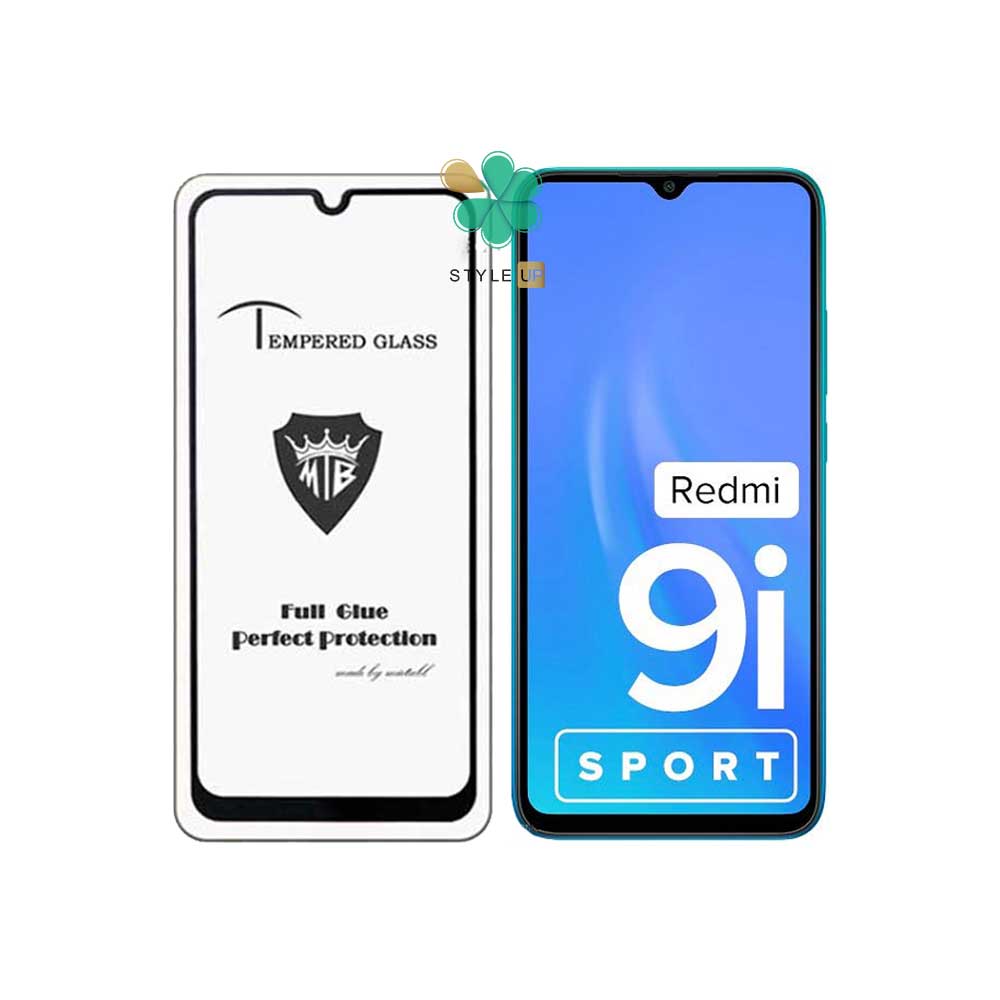 گلس میتوبل گوشی شیائومی Xiaomi Redmi 9i Sport مدل تمام صفحه