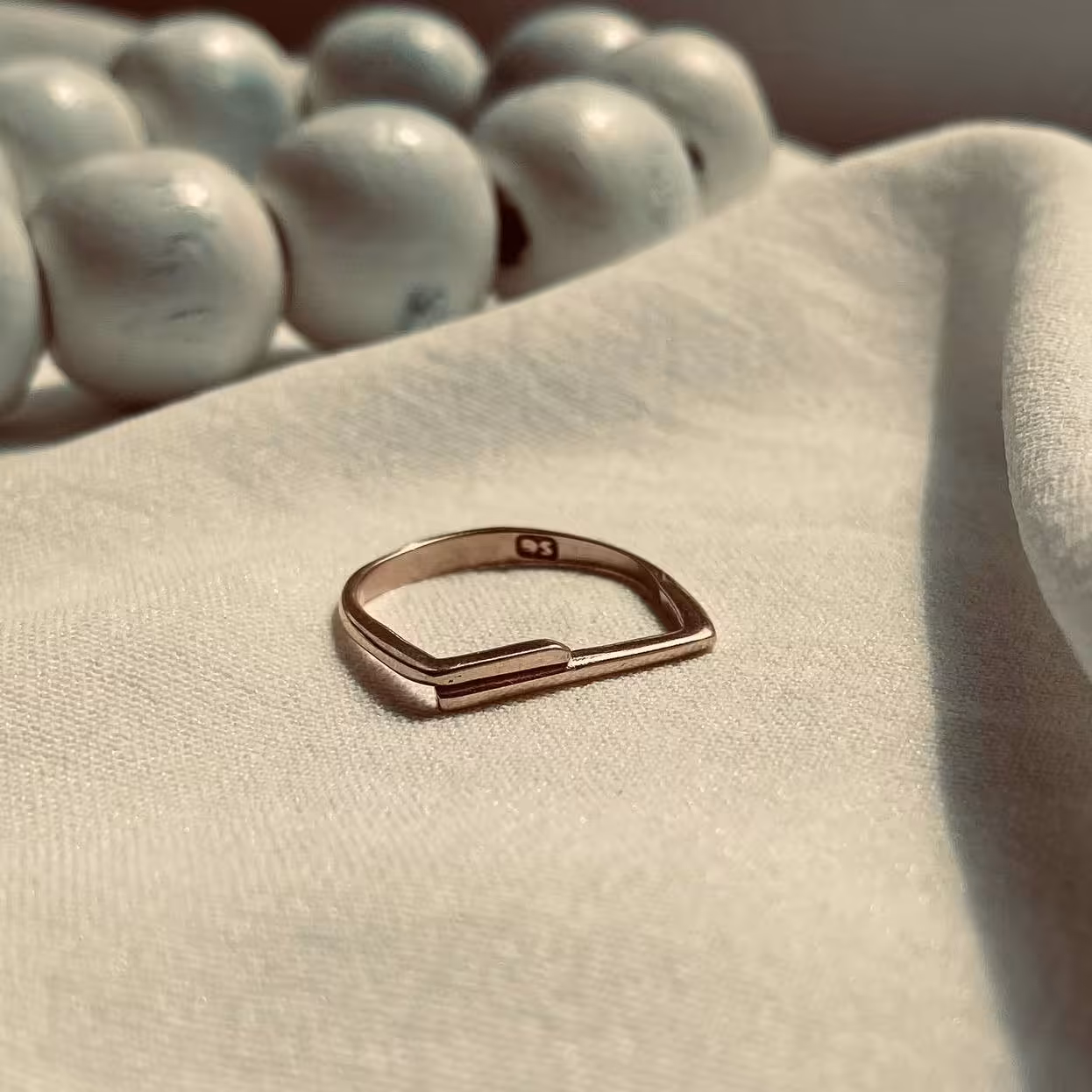 انگشتر خاص ساده و شیک طلاروس