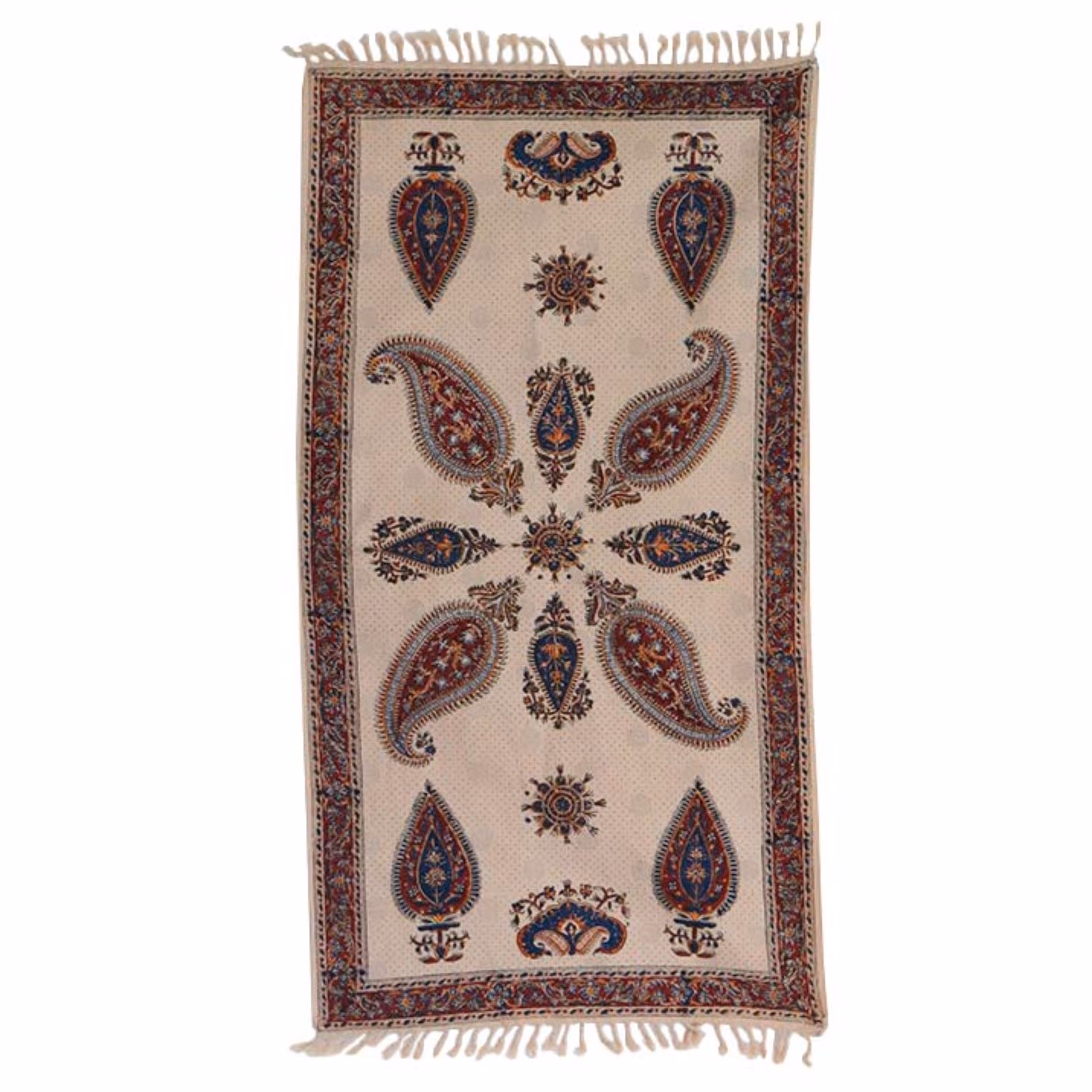 رومیزی قلمکار سنتی اصفهان سایز 120 در 60 سانتی متر