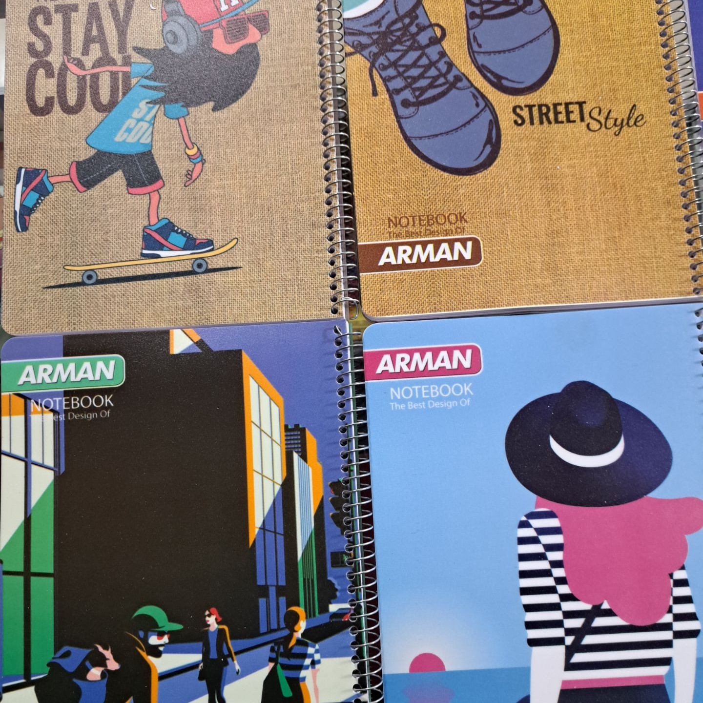 دفتر سه خط و 4 خط برند آرمان