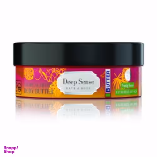 کرم مرطوب کننده بدن دیپ سنس (Deep Sense) حاوی کره میوه ھای استوایی مناسب پوست بسیار خشک حجم 200 میلی لیتر