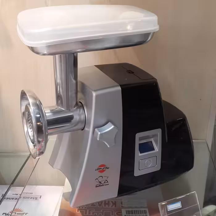 چرخ گوشت پارس خزر مدل بوفالو مشکی نقره ای  چرخ گوشتPars Khazar