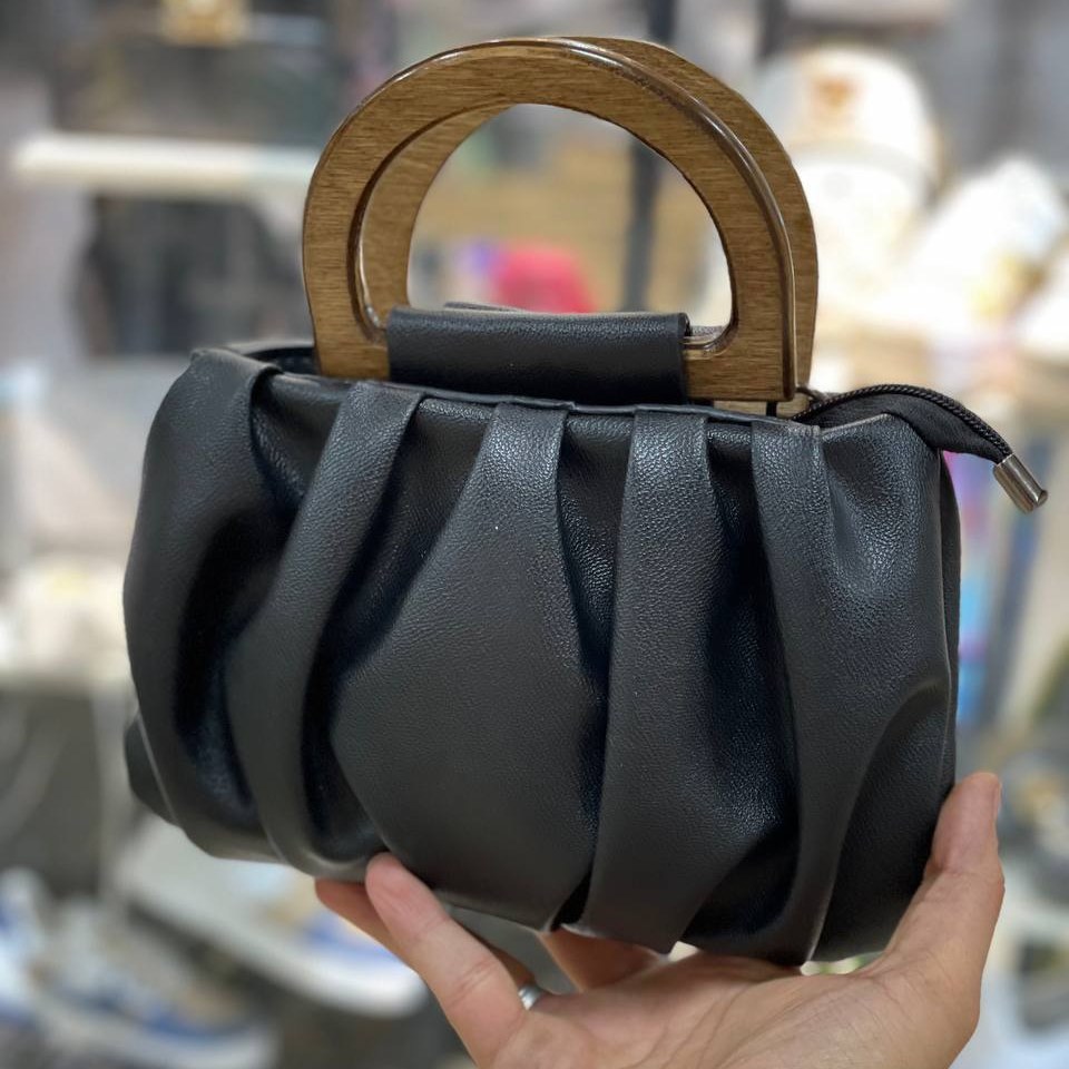 کیف دسته چوبی