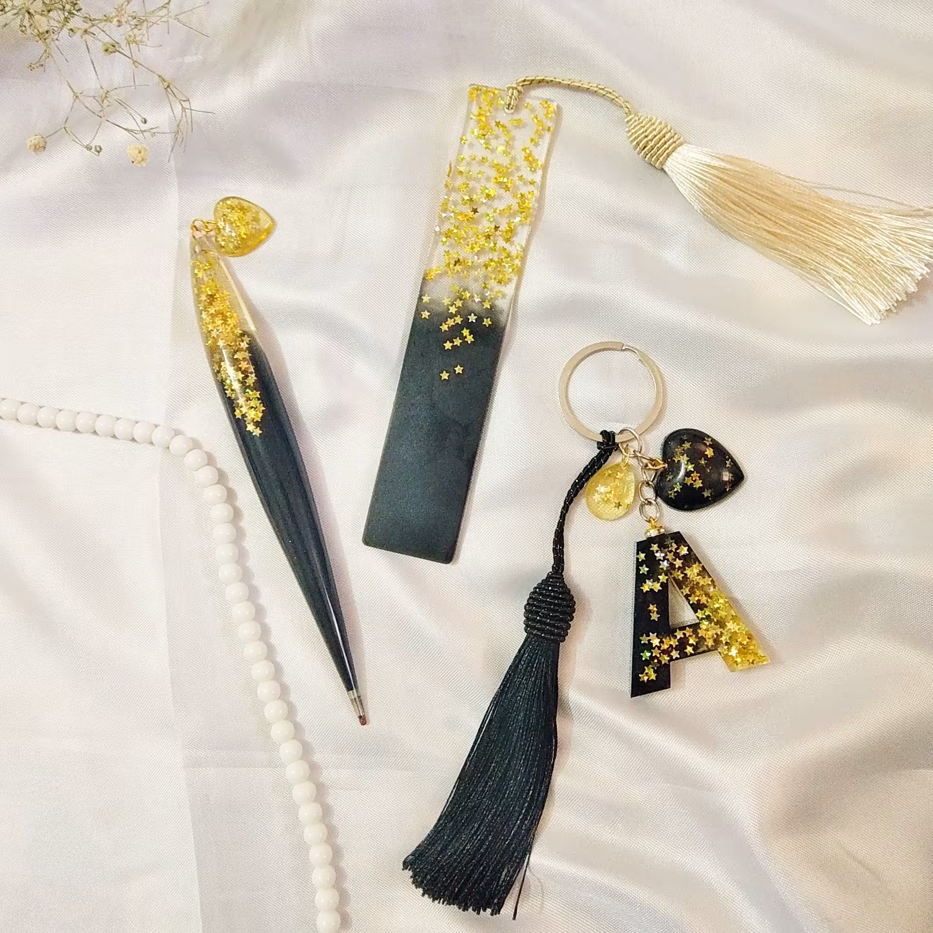 ست خودکار، بوکمارک و جاسوییچی رزینی طرح ستاره ی شب