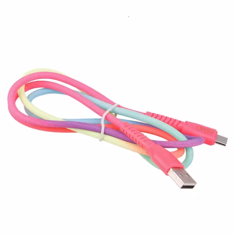 کابل شارژ  میکرو کینگ استار  روکش دار با کیفیت مدل K106A