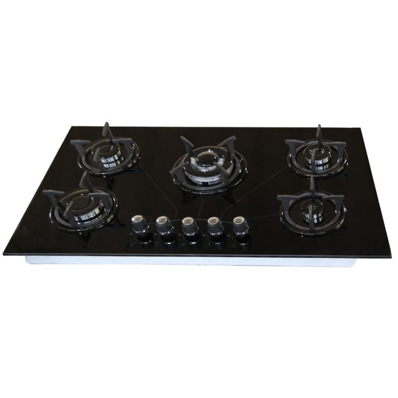 اجاق گاز صفحه شیشه ای مدل چدن گرد ترموکوپل دار