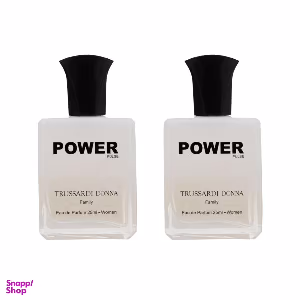 عطر جیبی زنانه پاور پالس مدل Trussardi Donna حجم 25 میلی لیتر بسته 2 عددی