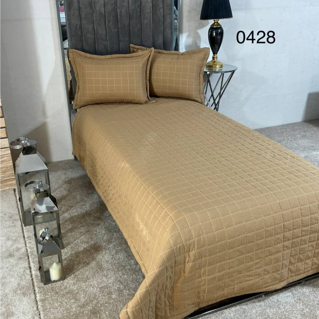 روتختی یک نفره تک رنگ گلدوزی سایز بزرگ (ضمانت پرز و رنگ )