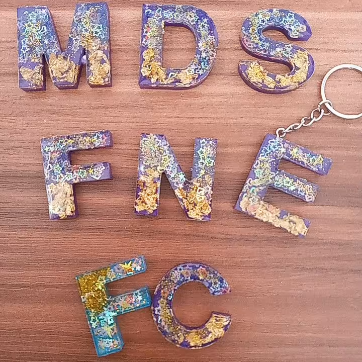 بندکلید رزینی بنفش