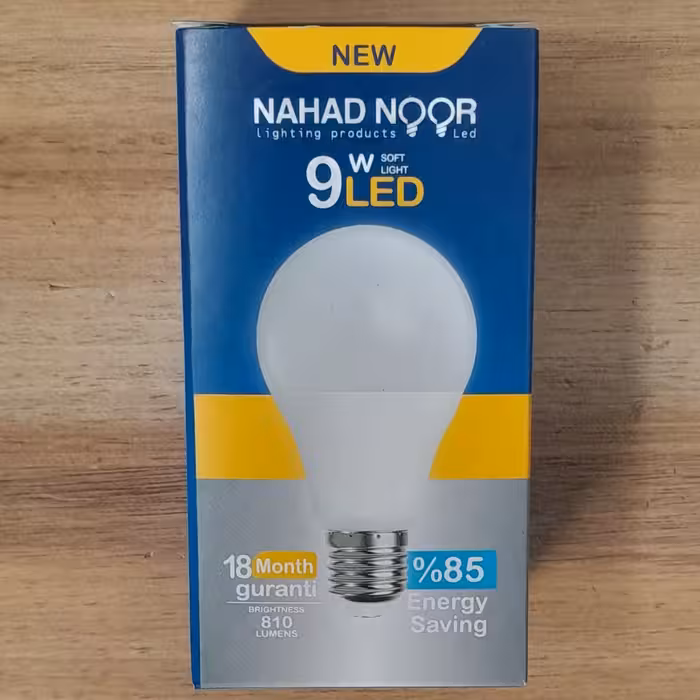 لامپ 9وات نهادنور 