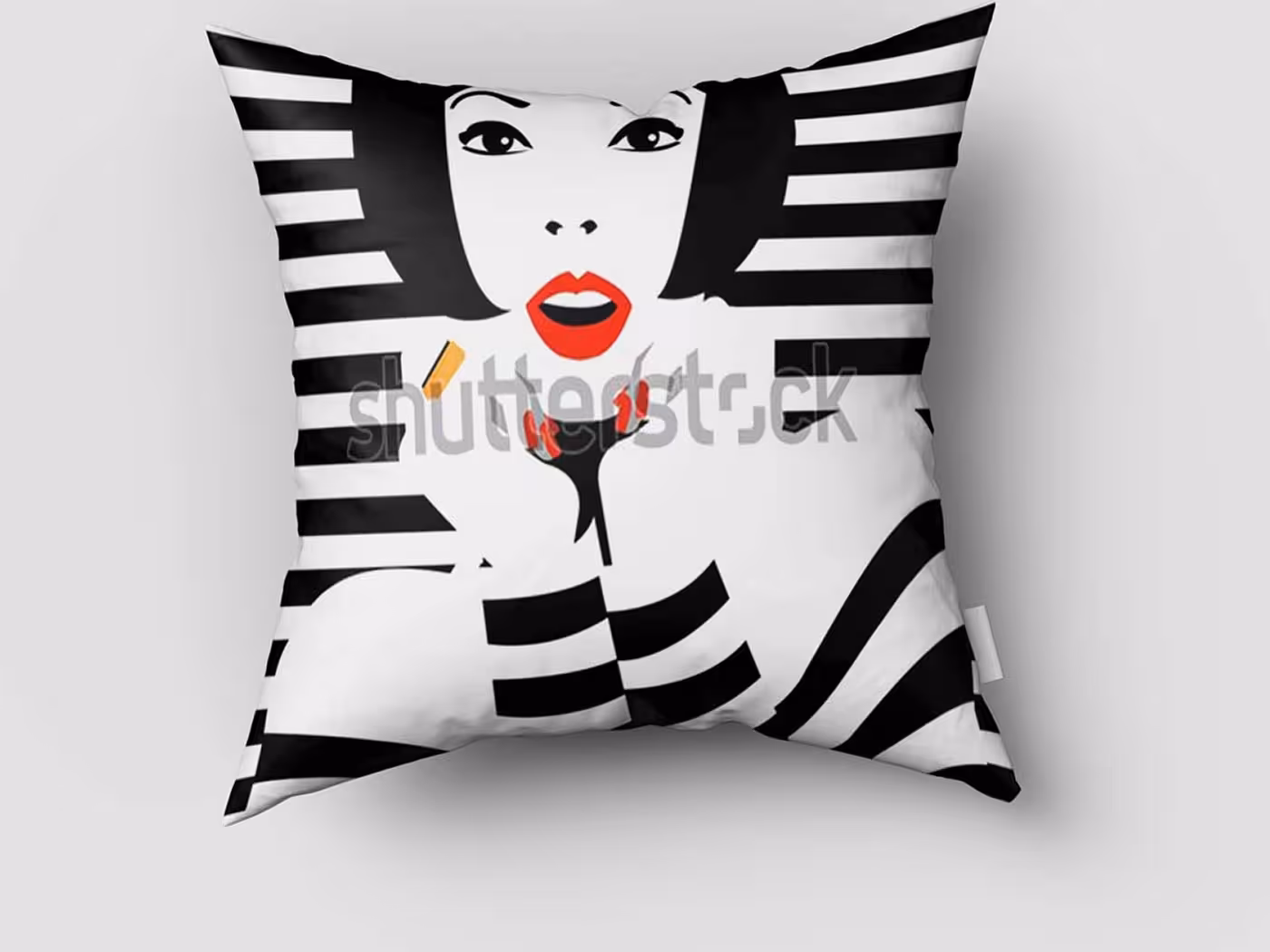 کوسن چاپی طرح انتزاعی CM-8-9