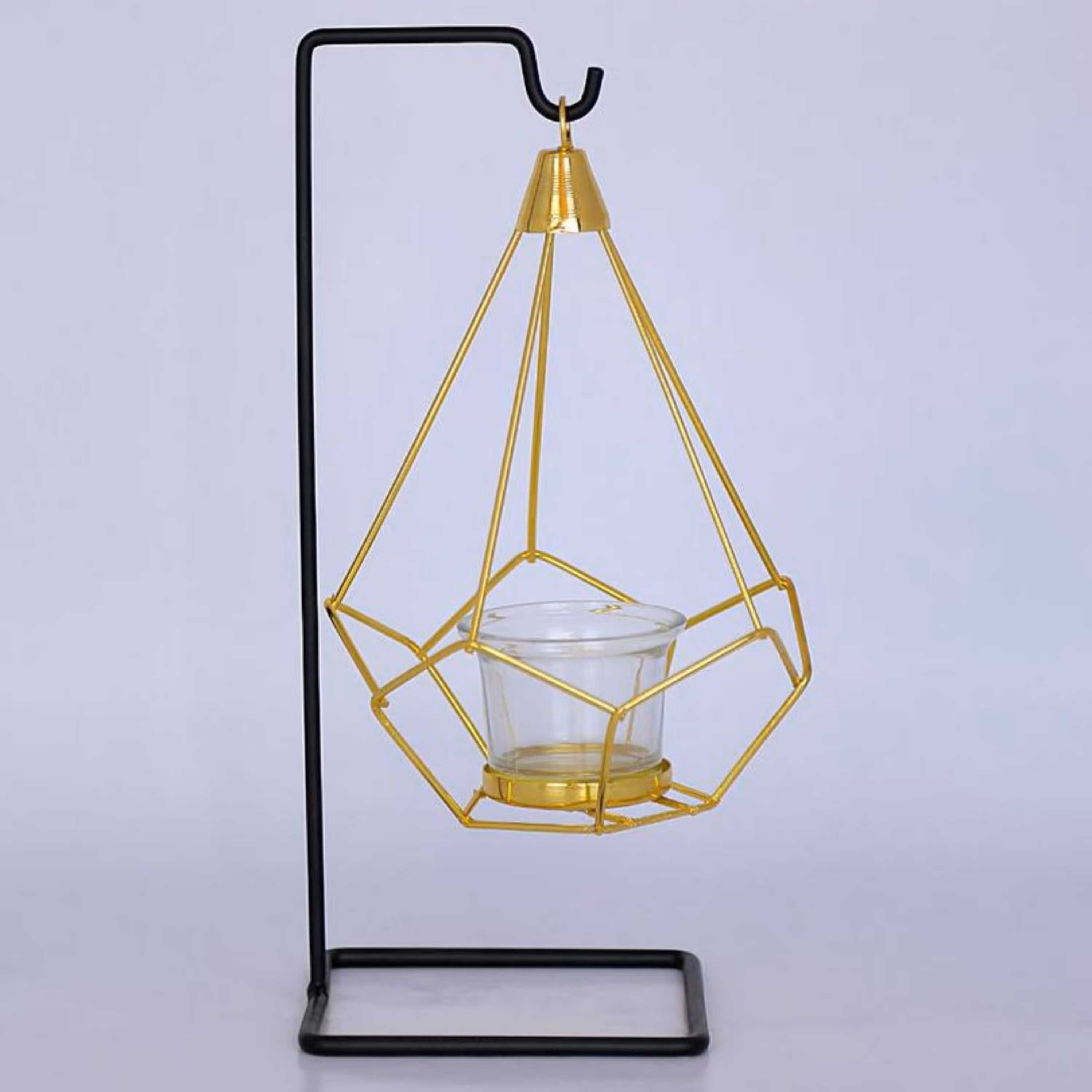 شمعدان تک شعله مدل الماس