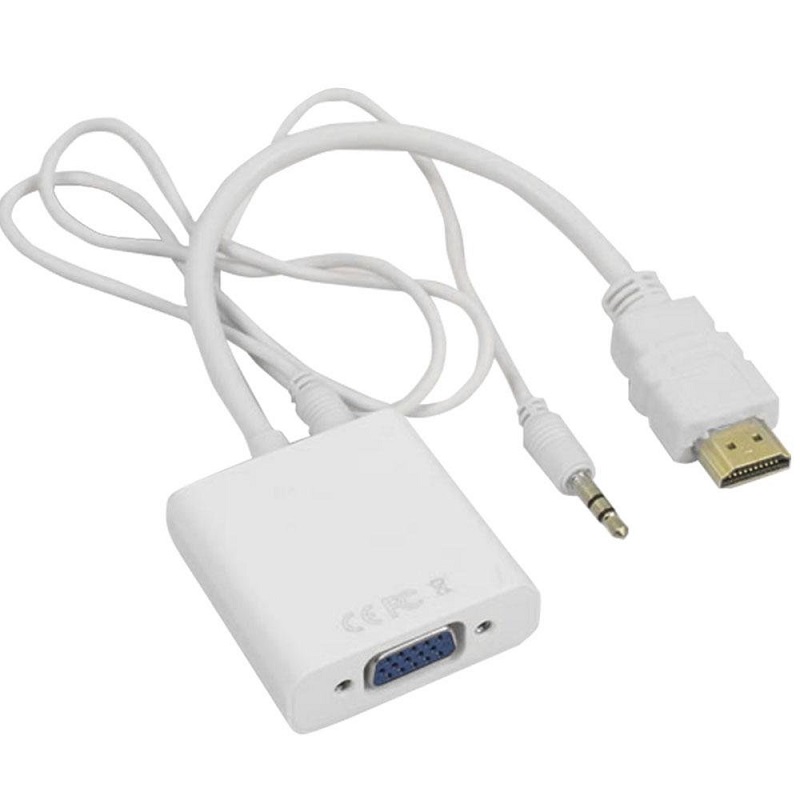 مبدل HDMI به VGA با کابل صدا و برق امگا OM-CA151