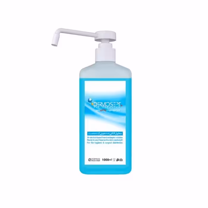 محلول ضدعفونی کننده دست درموسپت 1 لیتری