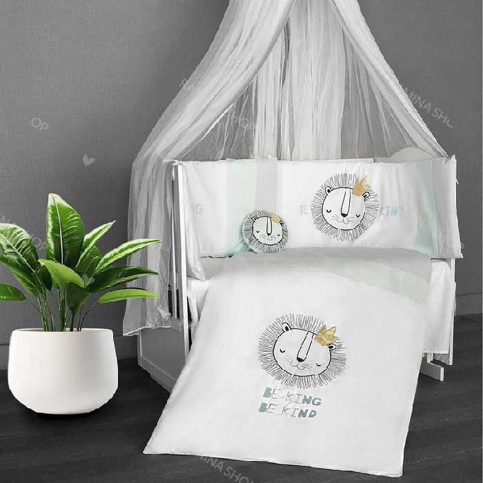 سرویس روتختی نوزاد و کودک 8 تکه طرح شیر رنگ سبز شوبیبی Showbaby