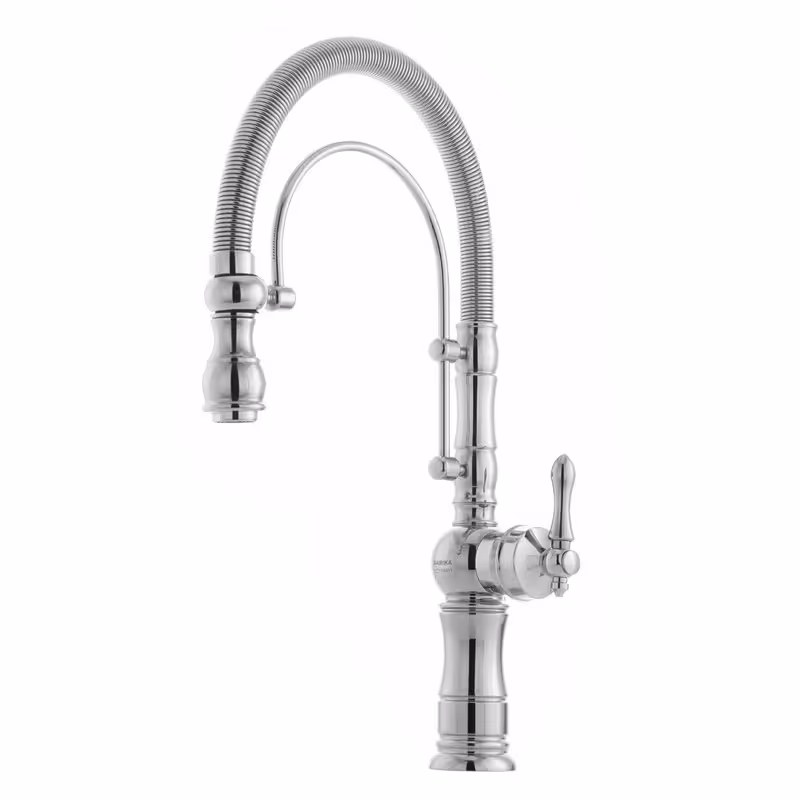 شیر ظرفشویی آشپزخانه فنری مدل بیزانس کروم