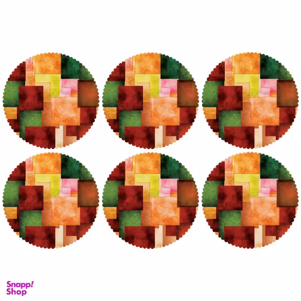 زیربشقابی مدل U2-42443 بسته 6 عددی