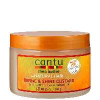کاسترد شی باتر براق کننده و درخشان کننده مو کانتو Cantu Shea Butter for Natural Hair Define &amp; Shine Custard
