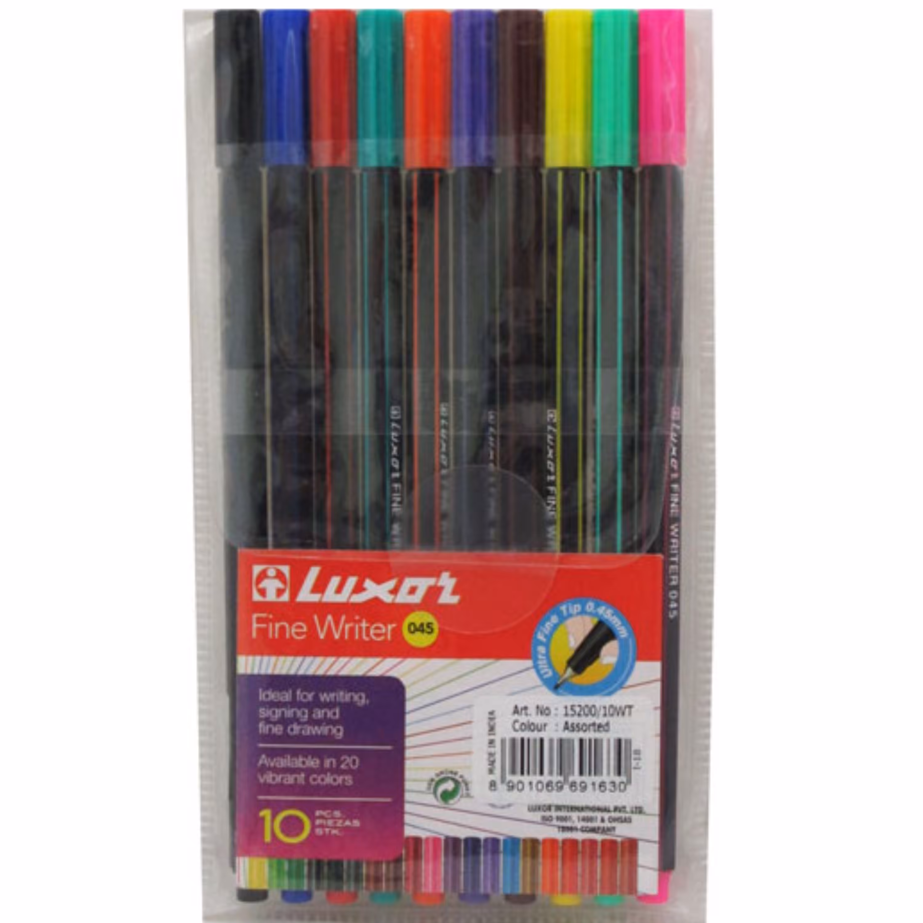 پک روان نمدی 10رنگ 10WT لوکسر