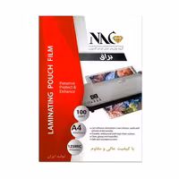 طلق لمینت براق 125 میکرون سایز A4 تعداد 1 بسته