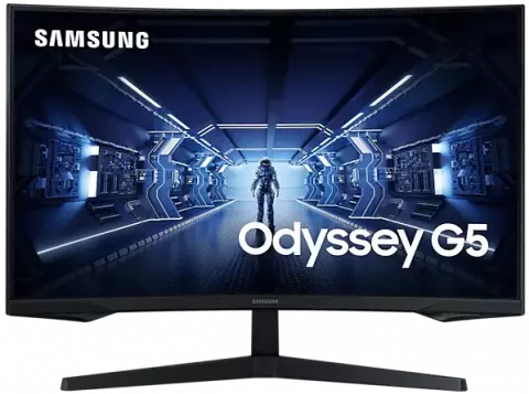 مانیتور گیمینگ منحنی 32 اینچ سامسونگ مدل Odyssey G5 C32G55TQWM