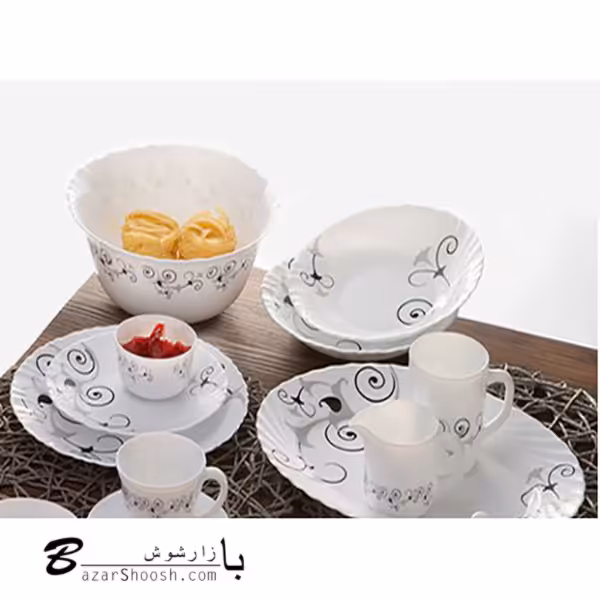 سرویس 6نفره غذاخوری 28پارچه پارس اپال مدل 336