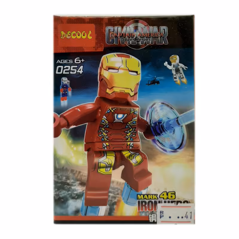 خرید ساختنی DECOOL سری CIVIL WAR مدل IRON HERO MARK46 کد 0254