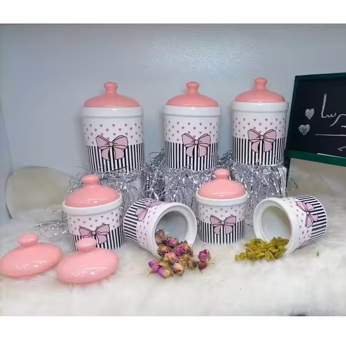 پاسماوری پاپیون 7پارچه سرامیکی برندBariz