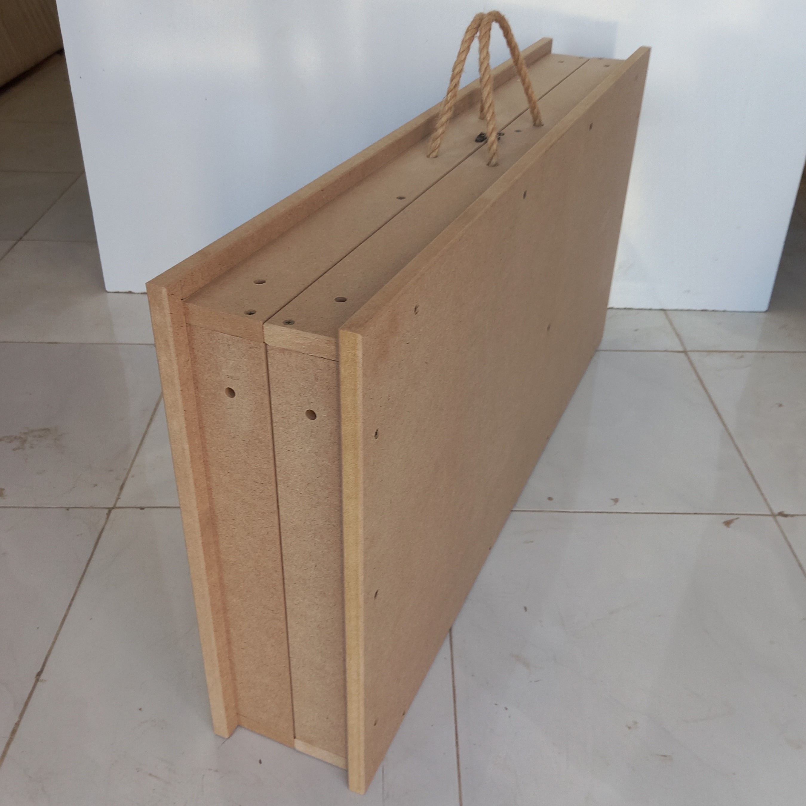 کرسی تاشو مدل M8080461 (ارسال رایگان) MDF خام سایز 80 در 80 سانتی متر و ارتفاع 46 سانتی متر